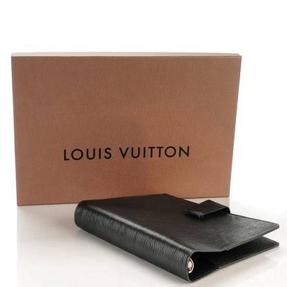 Louis Vuitton Epi Large Ring Agenda Black 5 of 7