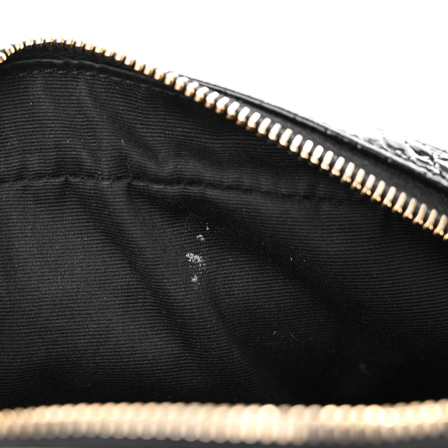 Saint Laurent Patent Calfskin Crocodile Embossed Monogram Lou Camera Bag Black 11 of 11