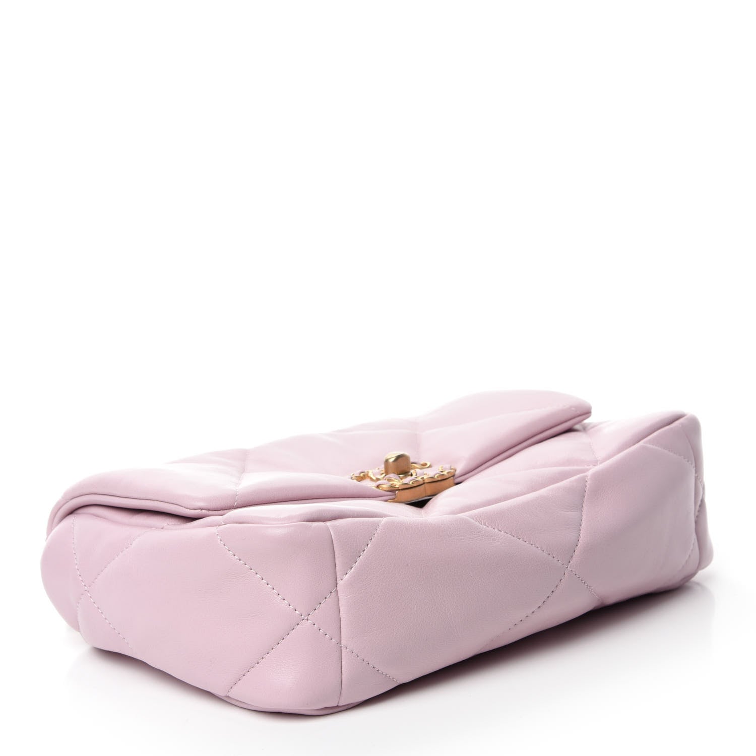 Chanel Lambskin Quilted Medium 19 Flap Light Pink 4 of 11