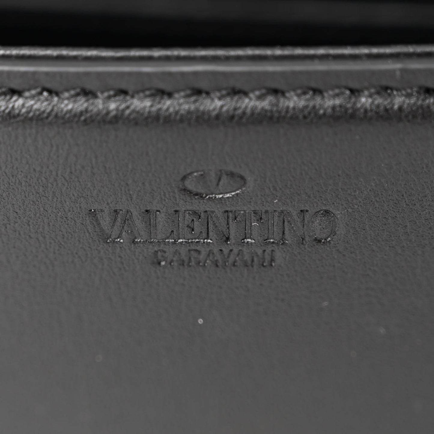 Calfskin Vlogo Small Loco Shoulder Bag Black