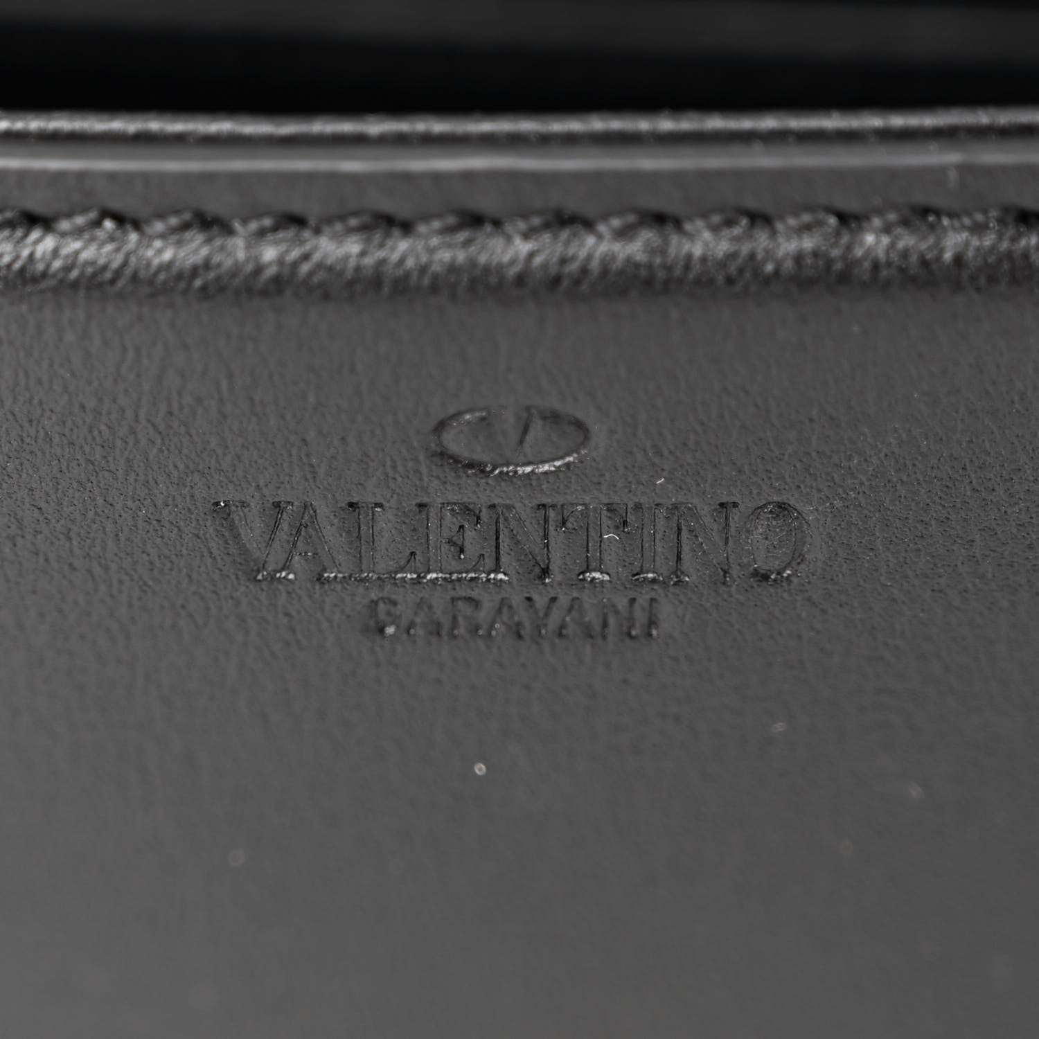 Valentino Garavani Calfskin Vlogo Small Loco Shoulder Bag Black 6 of 9