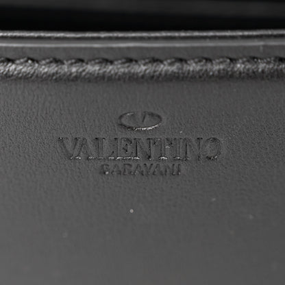 Valentino Garavani Calfskin Vlogo Small Loco Shoulder Bag Black 6 of 9