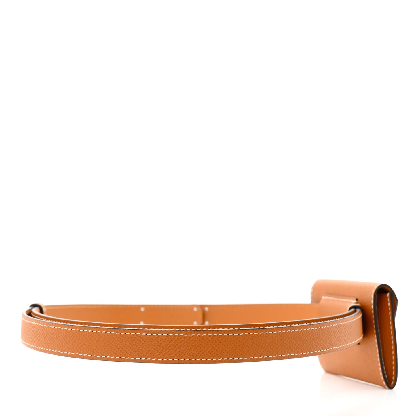 Epsom Kelly Pocket Belt Gold