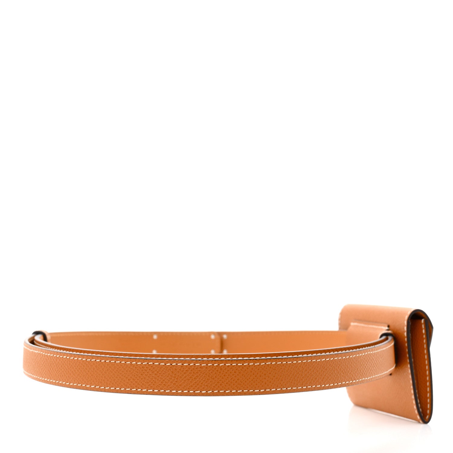 Hermes Epsom Kelly Pocket Belt Gold 3 of 7
