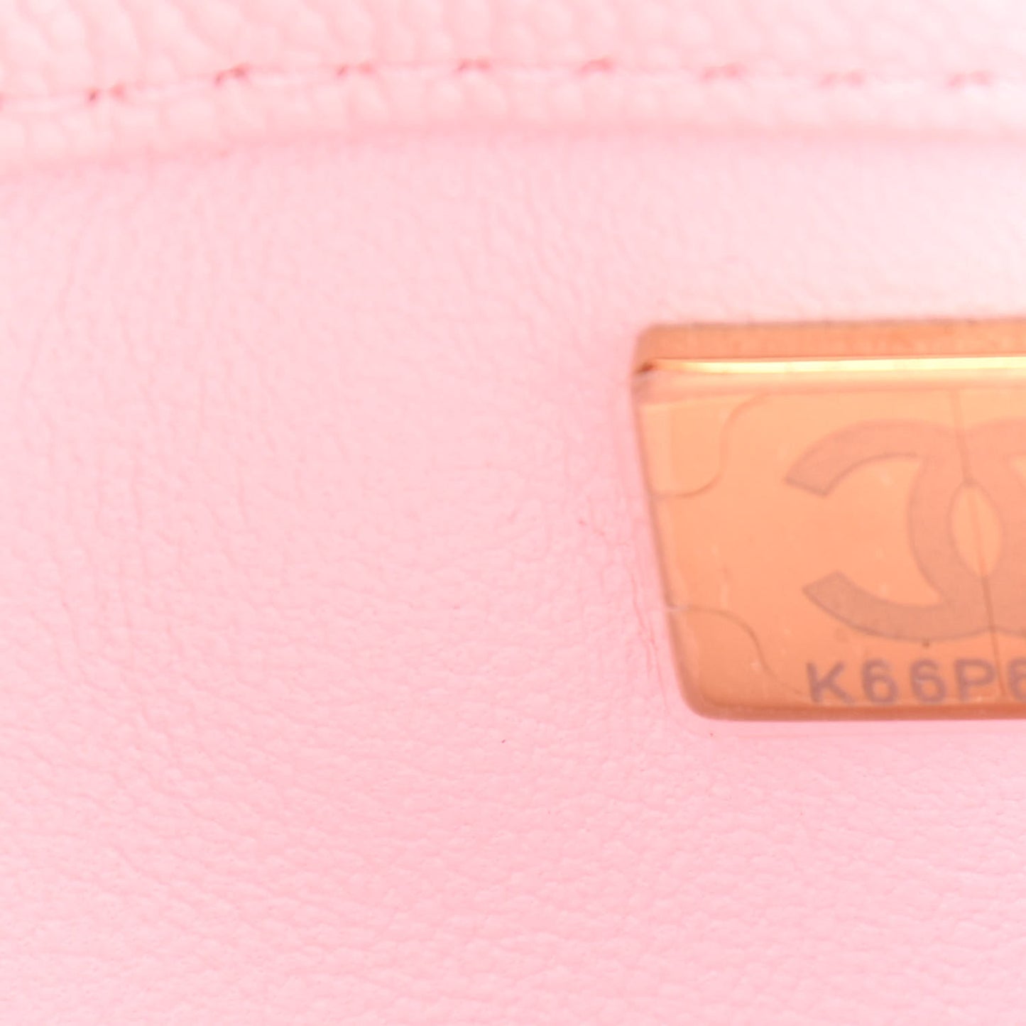Caviar Quilted Small Coco Handle Flap Light Pink