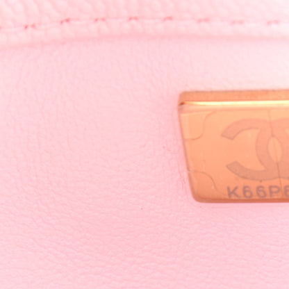 Chanel Caviar Quilted Small Coco Handle Flap Light Pink 6 of 9