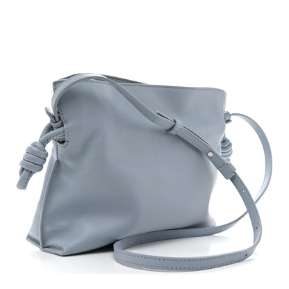 Loewe Calfskin Mini Flamenco Knot Clutch Dusty Blue 3 of 10