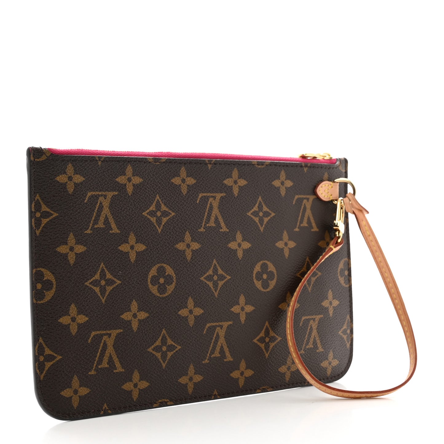 Monogram Neverfull MM GM Pochette Fuchsia
