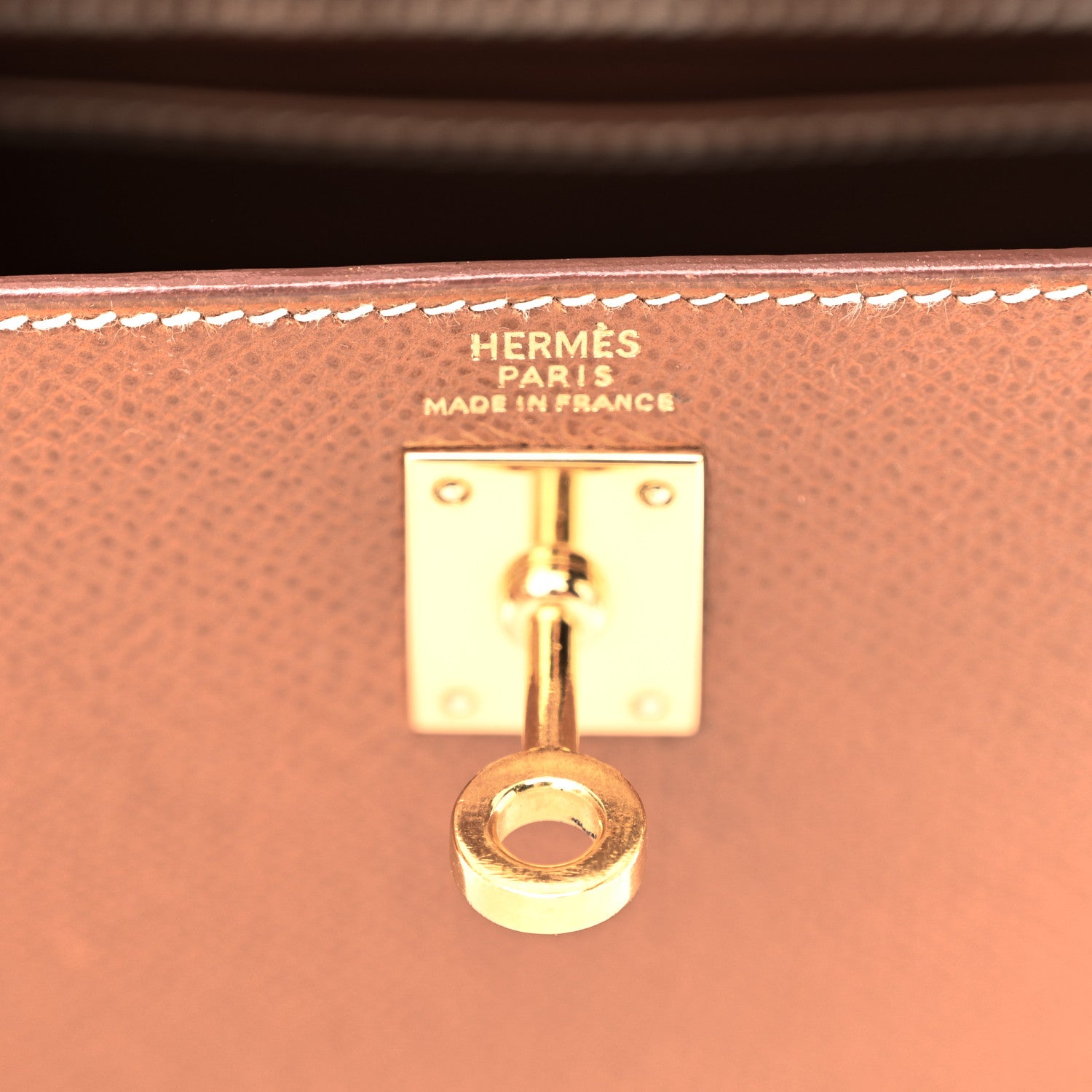 Hermes Courchevel Mini Kelly Sellier 20 Gold 6 of 12