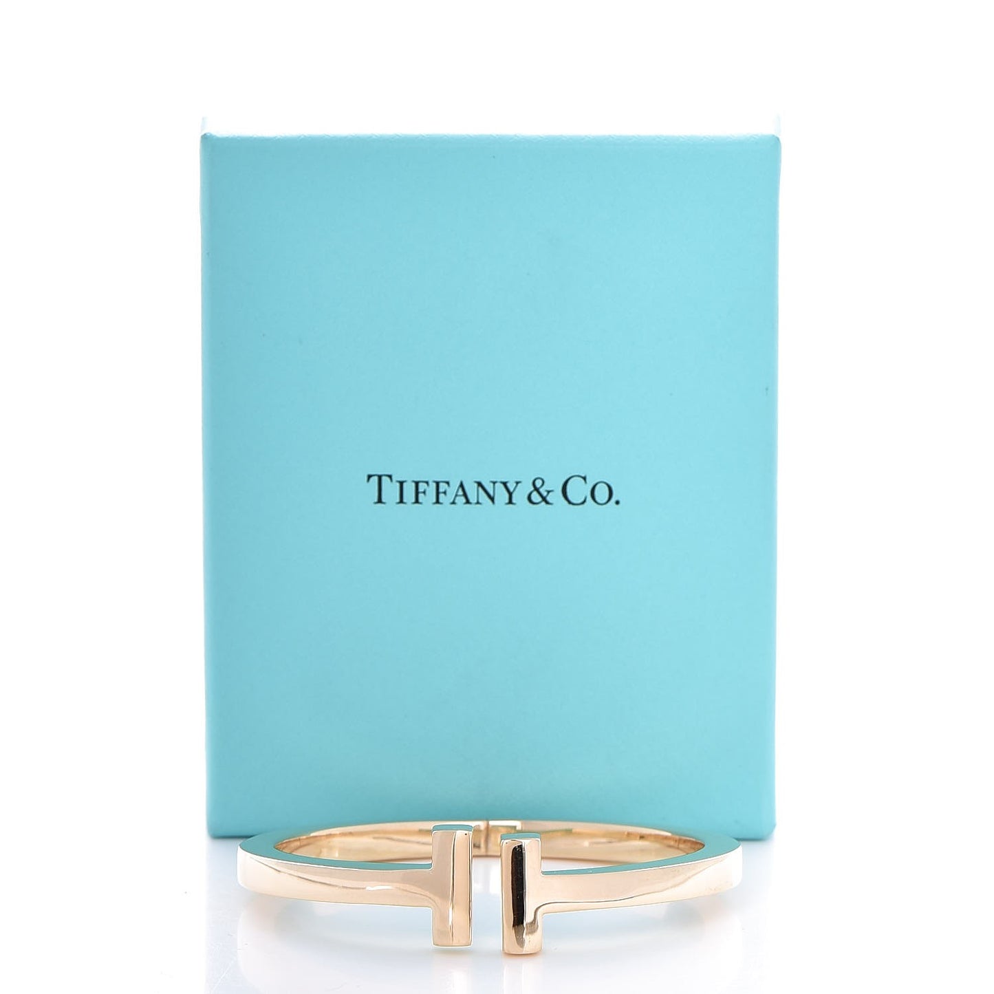 18K Yellow Gold T Square Bracelet