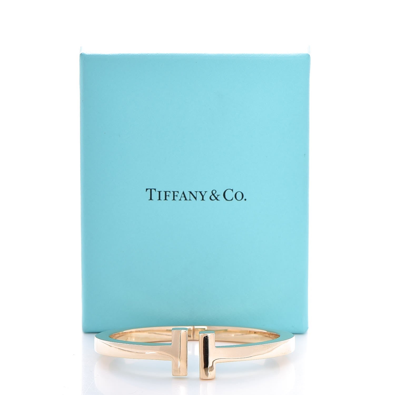 Tiffany 18K Yellow Gold T Square Bracelet 3 of 4