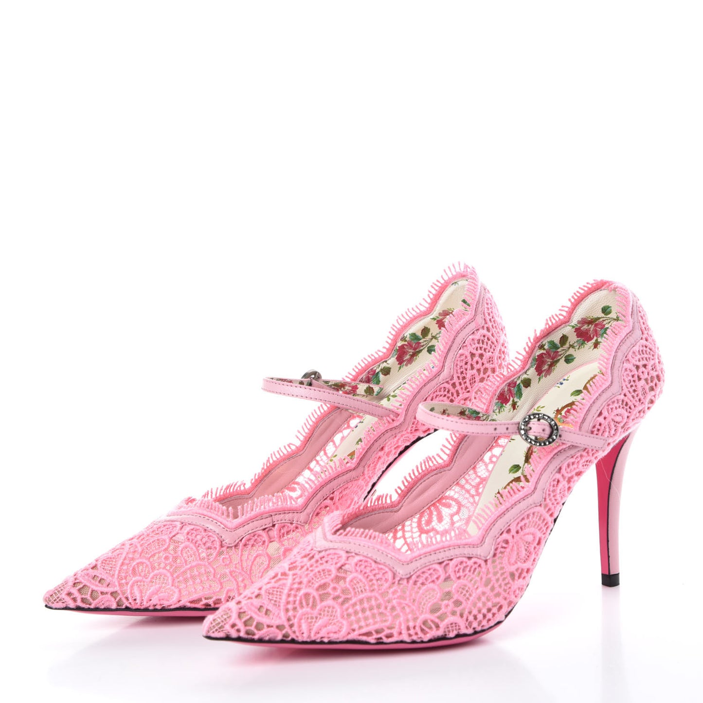 Lace Pizzo Venice Pumps 37 Sugar Pink