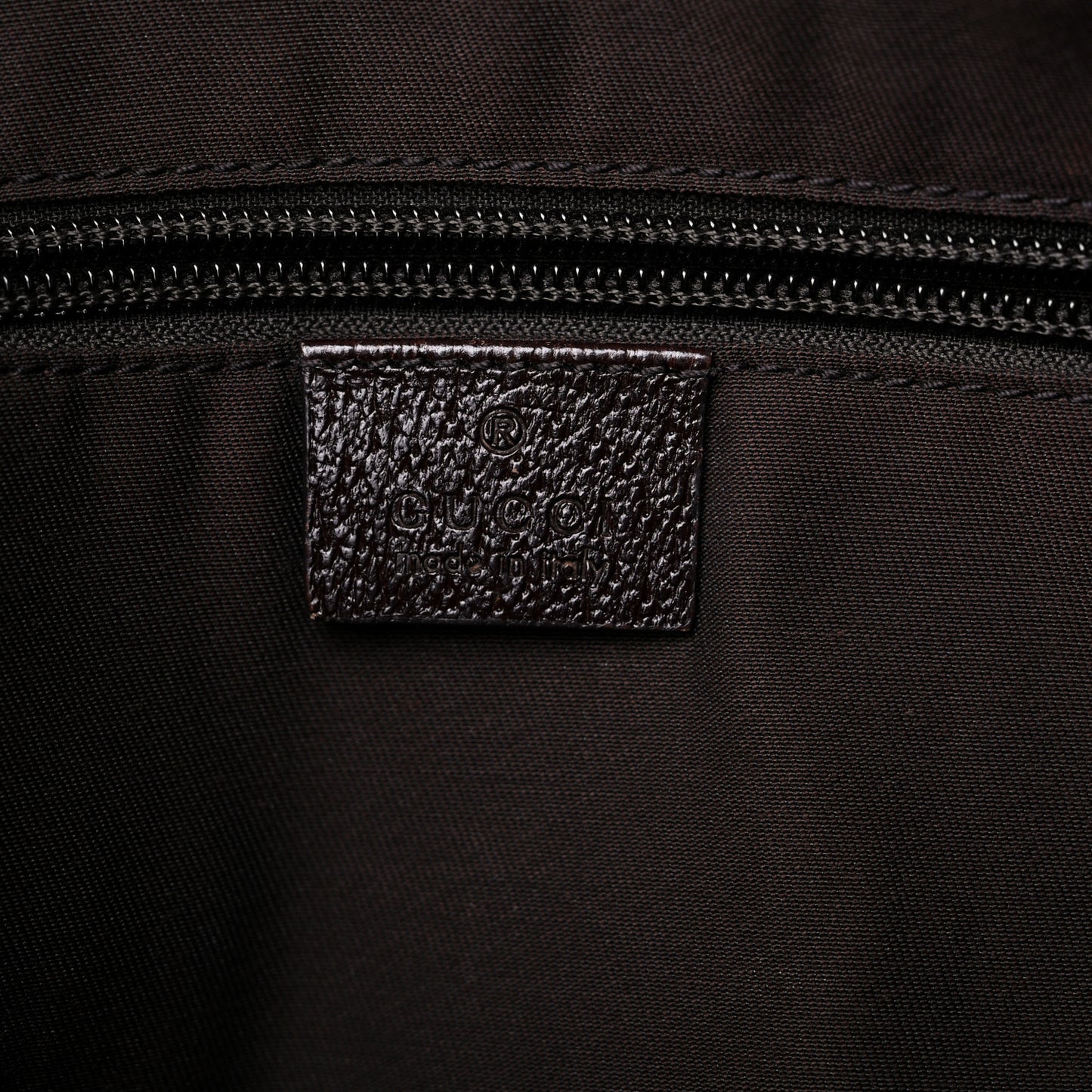 Monogram Medium Half Moon Hobo Dark Brown