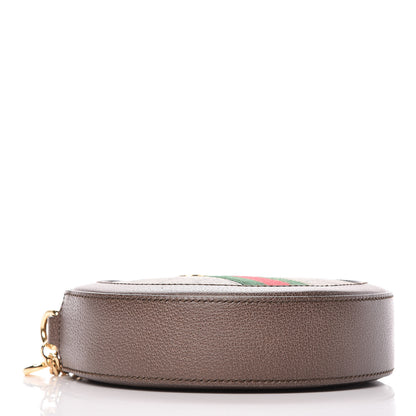 Gucci GG Supreme Monogram Web Mini Ophidia Round Shoulder Bag Brown 4 of 7