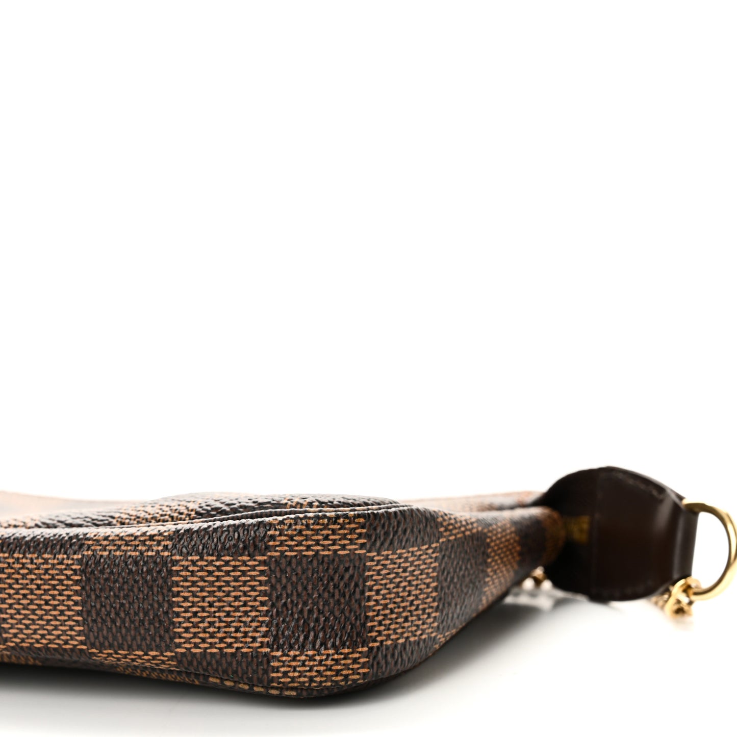 Damier Ebene Complice Trunks and Bags Mini Pochette Accessories Red