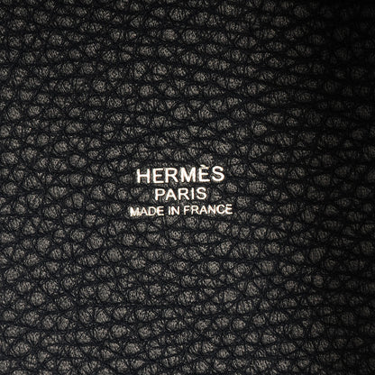 Hermes Taurillon Clemence Picotin Lock 18 PM Bleu Saphir 3 of 12