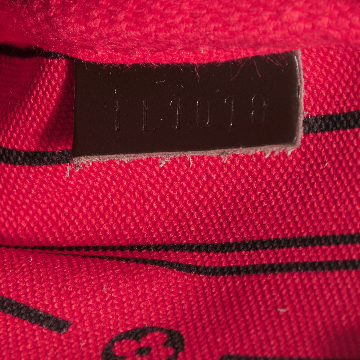 Damier Ebene Complice Trunks and Bags Mini Pochette Accessories Red
