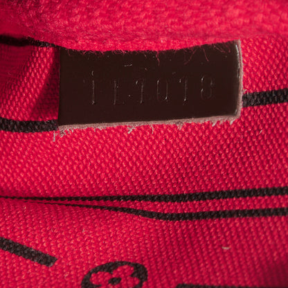 Louis Vuitton Damier Ebene Complice Trunks and Bags Mini Pochette Accessories Red 7 of 7