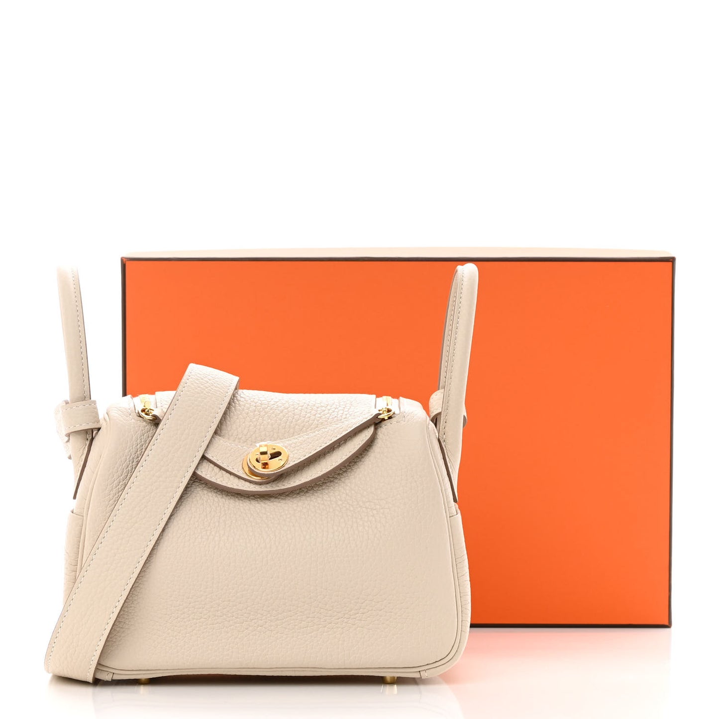 Taurillon Clemence Mini Lindy 20 Craie