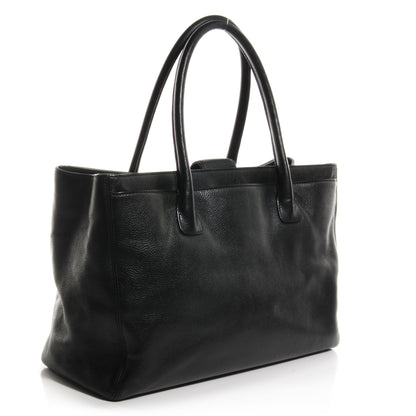 Chanel Calfskin Cerf Shopper Tote Black 3 of 18