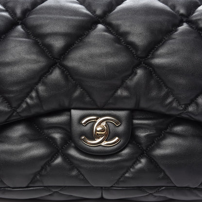 Chanel Calfskin Quilted Large Bubbly Flap Black 11 of 11