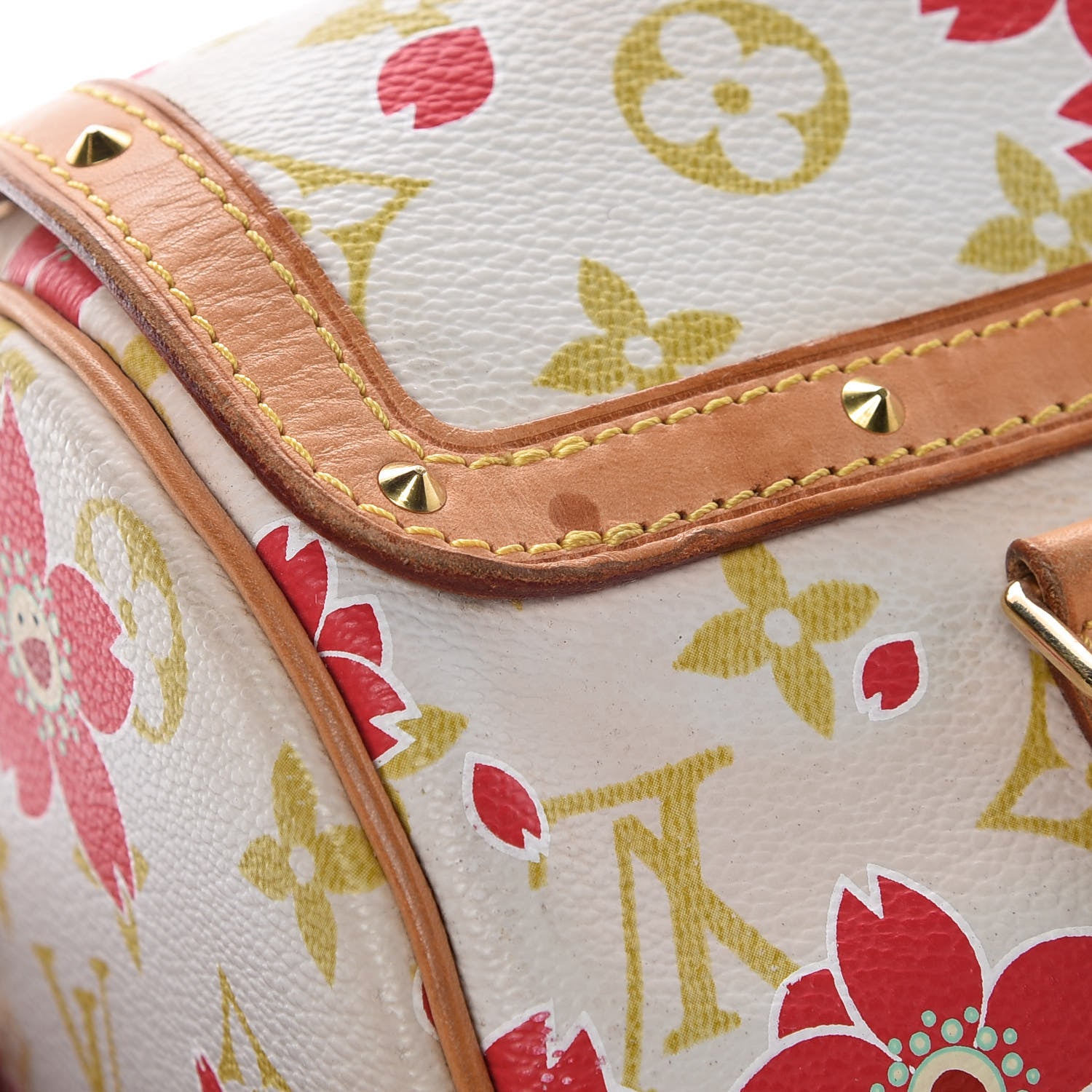 Louis Vuitton Monogram Cherry Blossom Papillon Red Creme 15 of 17