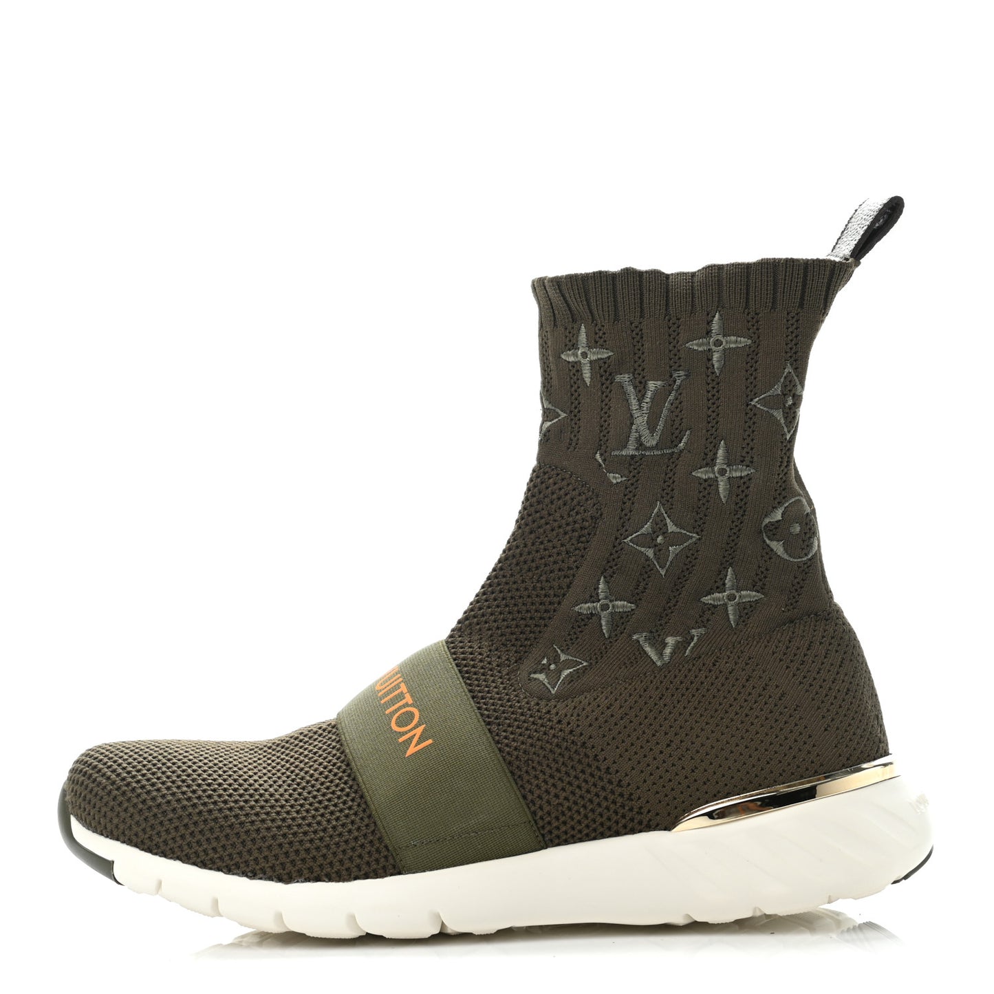 Monogram Stretch Fabric Aftergame Sneaker Boots 37.5