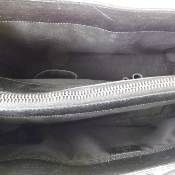 Leather Briefcase Black