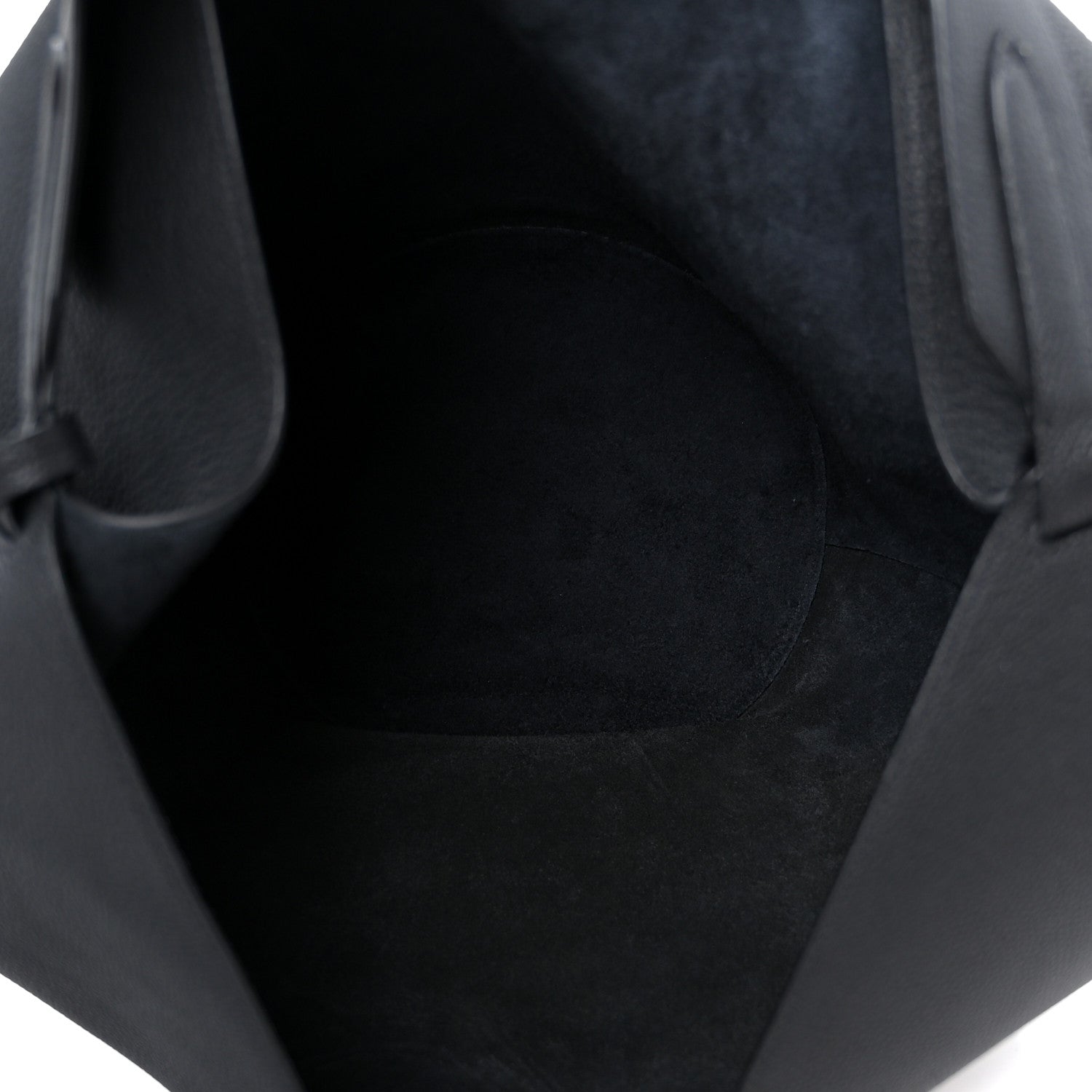 Khaite Pebbled Sport Calfskin Medium Lotus Tote Black 5 of 10