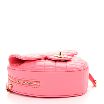 Chanel Lambskin Quilted CC In Love Heart Bag Pink 4 of 11