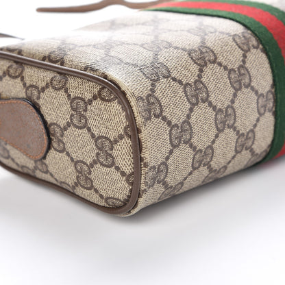 Gucci Coated Canvas Monogram Web Small Shoulder Bag Brown 15 of 16