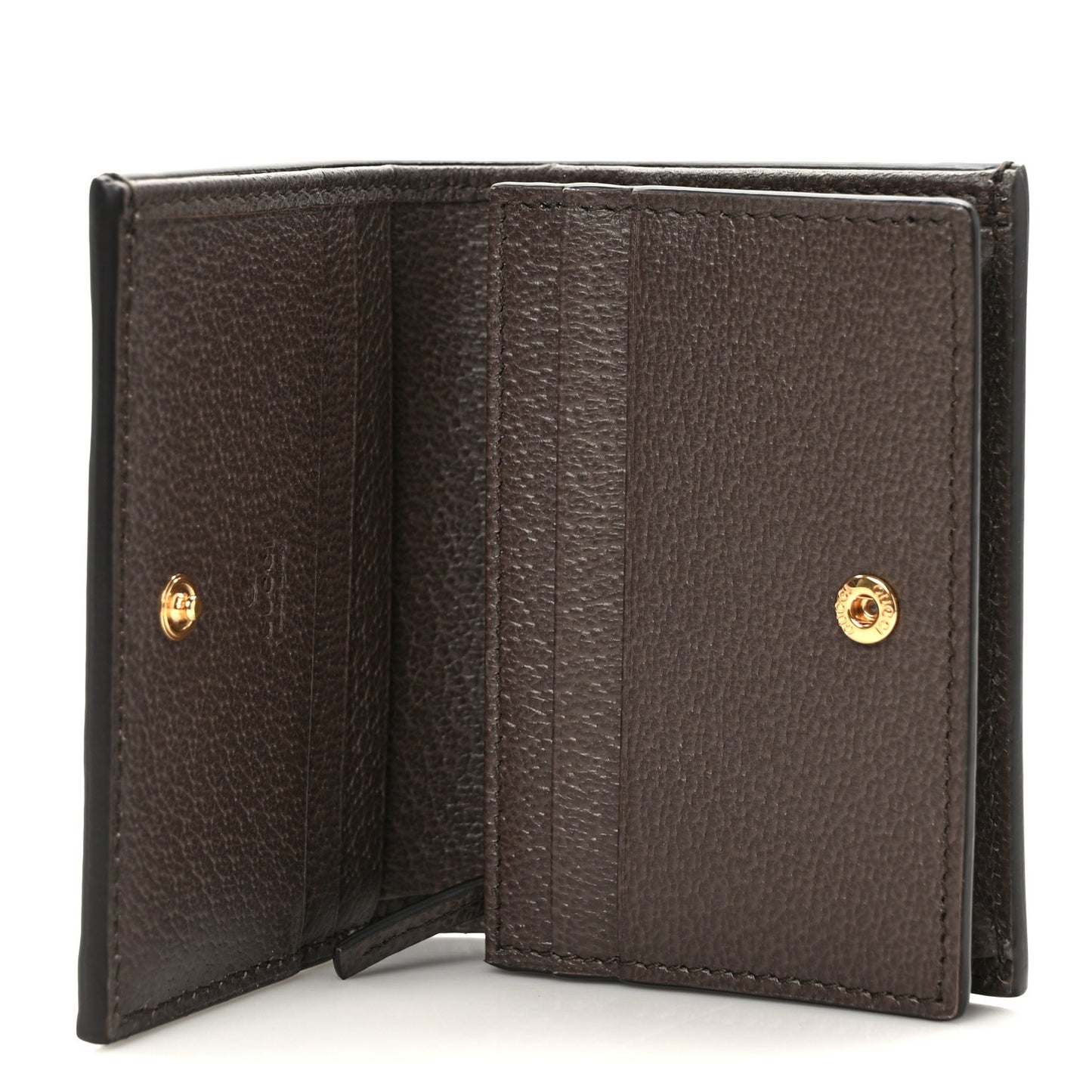 GG Supreme Monogram Web Ophidia Card Case Beige New Acero