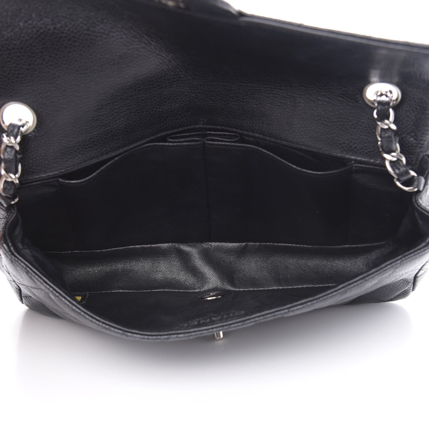 Chanel Caviar Quilted East West Flap Black 5 of 12