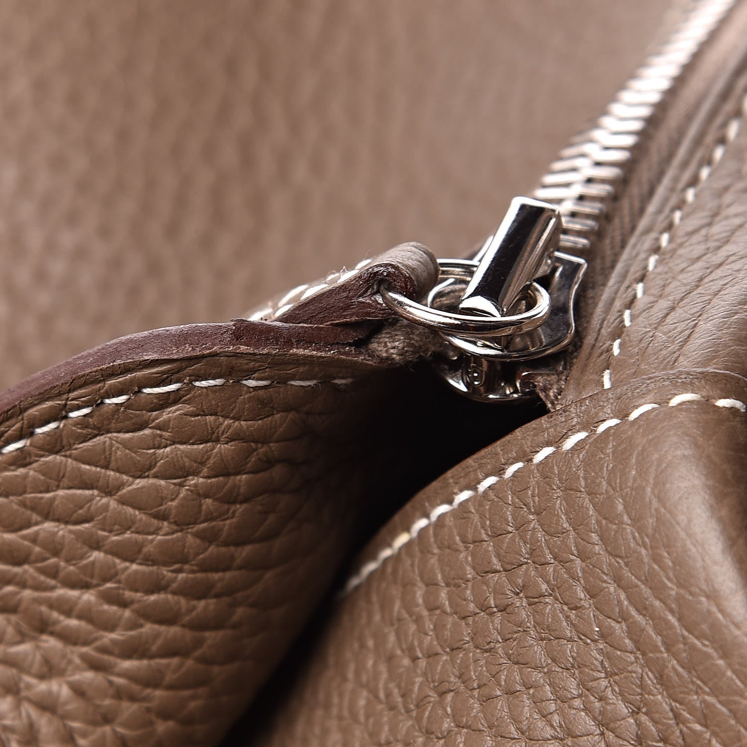 Hermes Taurillon Clemence Lindy 30 Etoupe 12 of 13