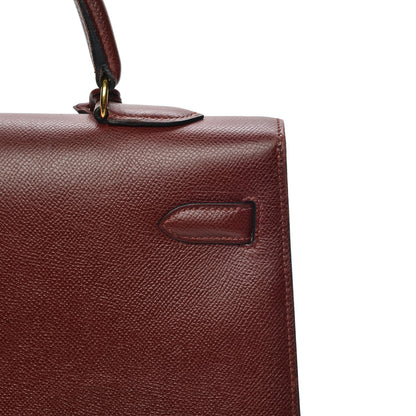 Hermes Courchevel Kelly Sellier 35 Rouge H 12 of 27