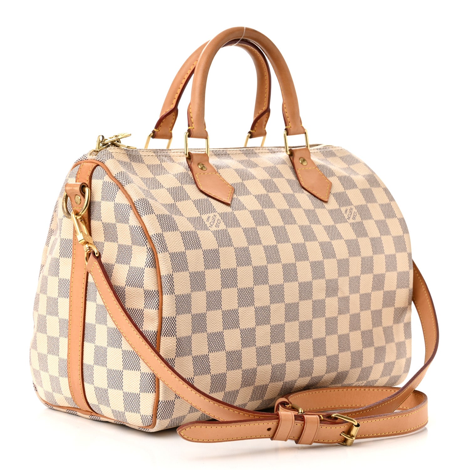 Louis Vuitton Damier Azur Speedy Bandouliere 30 3 of 12