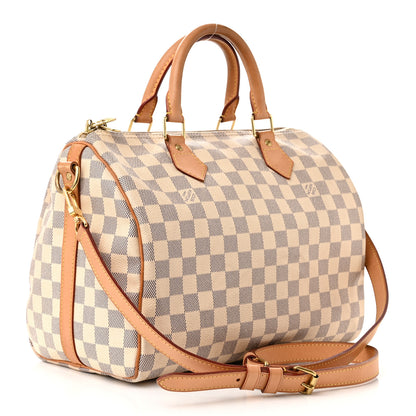 Louis Vuitton Damier Azur Speedy Bandouliere 30 3 of 12