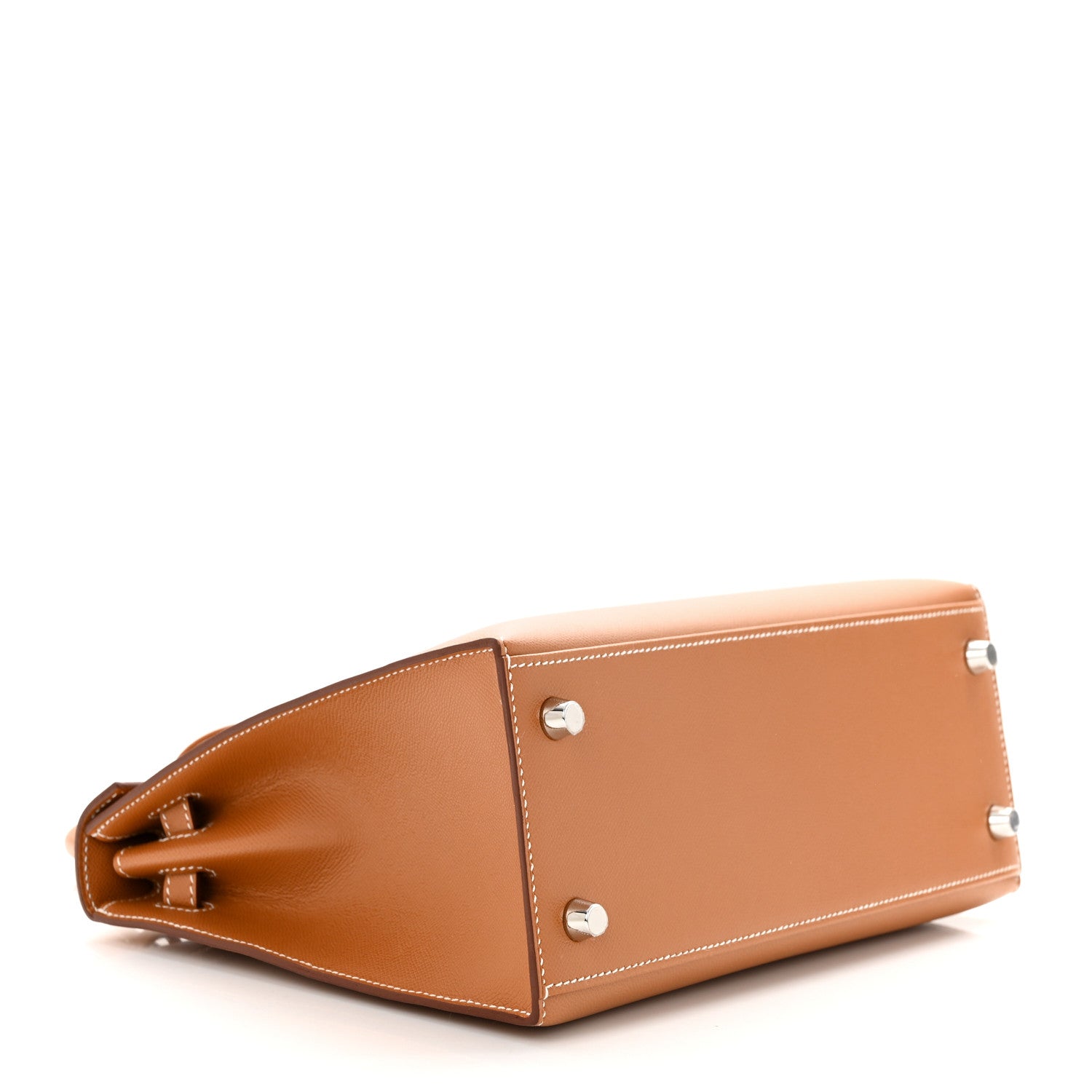 Hermes Madame Calfskin Kelly Sellier 25 Gold 4 of 10