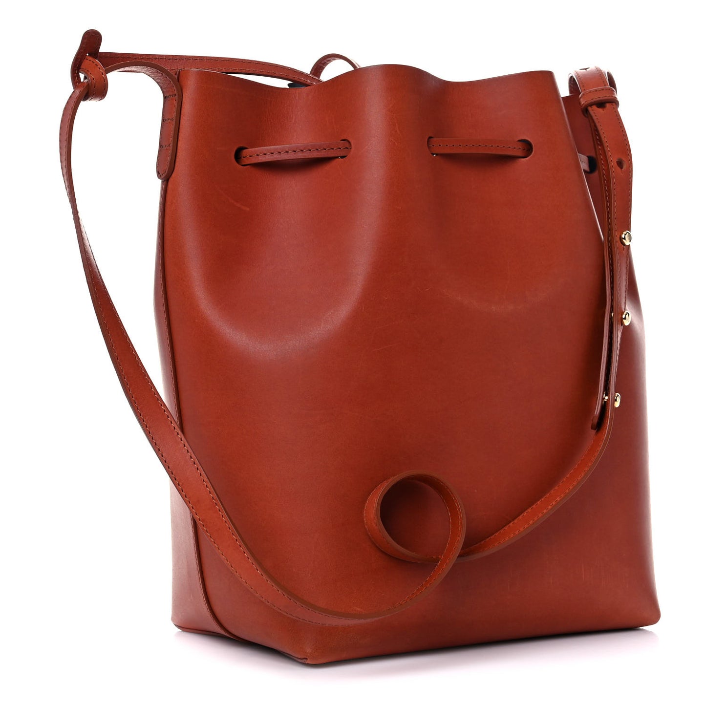 Calfskin Bucket Bag Brandy