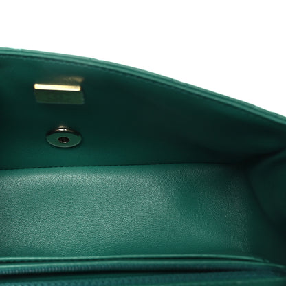 Chanel Lambskin Quilted Mini Rectangular Flap Green 5 of 10