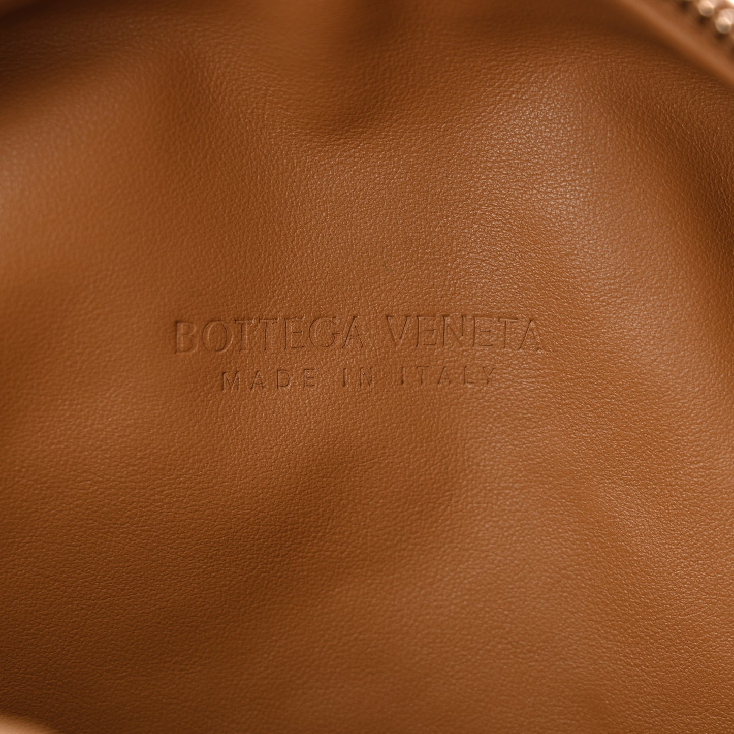 Nappa Intrecciato Teen Jodie Hobo Caramel