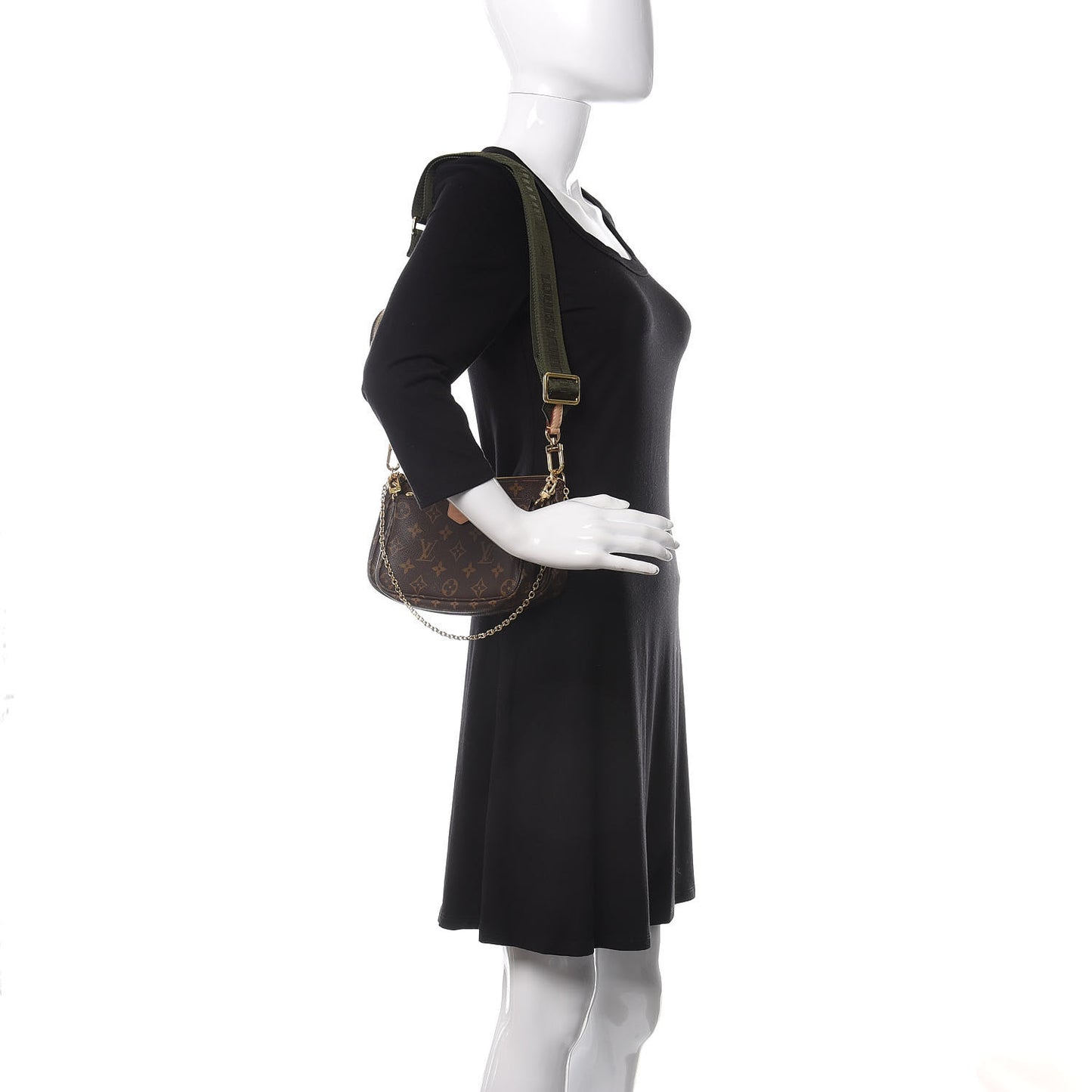 Monogram Multi Pochette Accessories Kaki