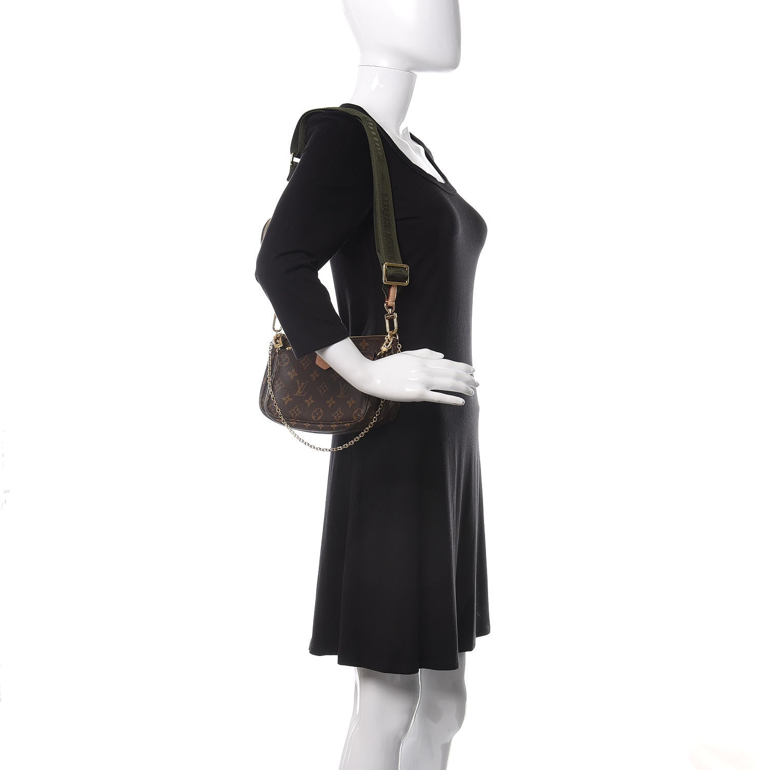 Louis Vuitton Monogram Multi Pochette Accessories Kaki 2 of 14