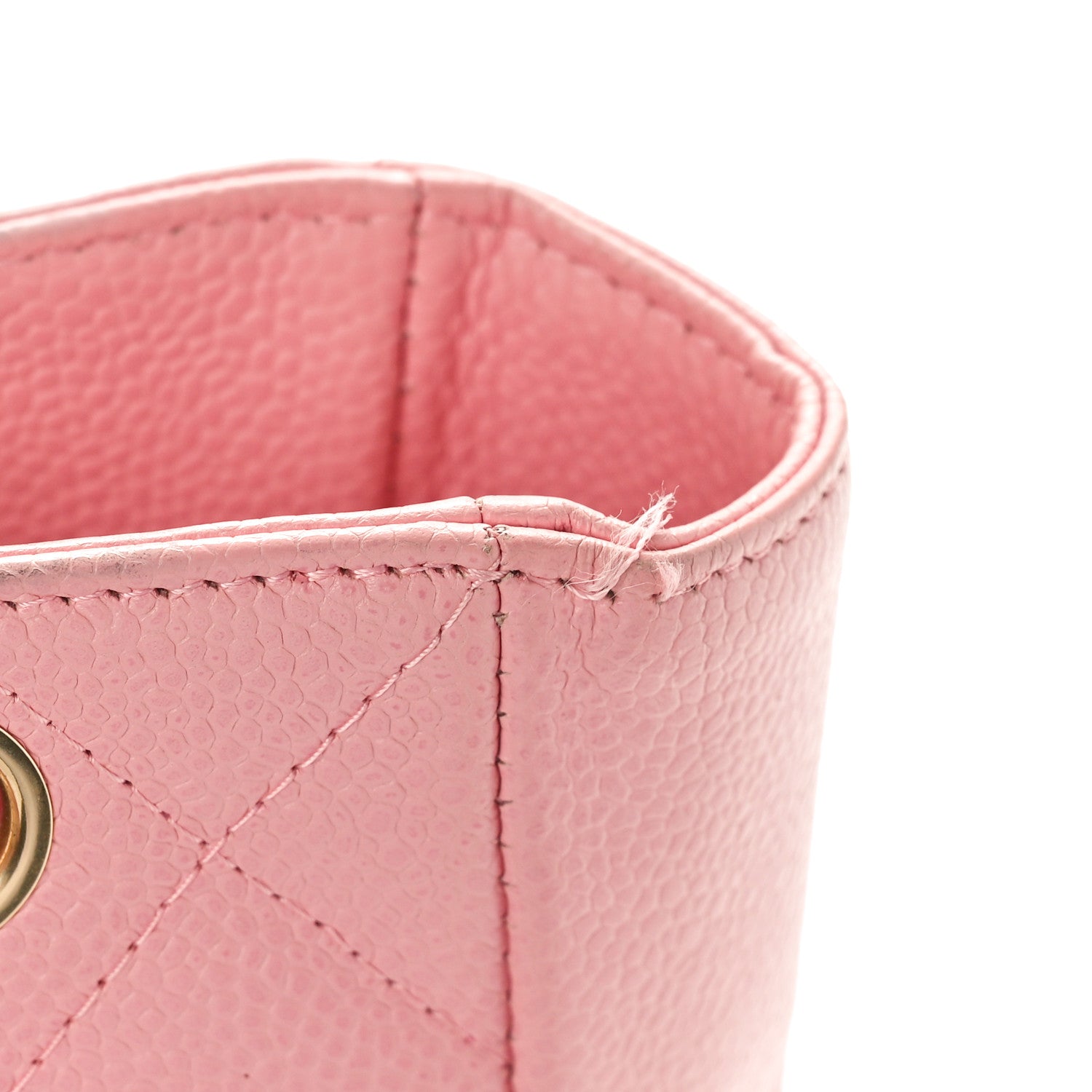 Chanel Caviar Quilted Petit Shopping Tote PST Pink 11 of 14