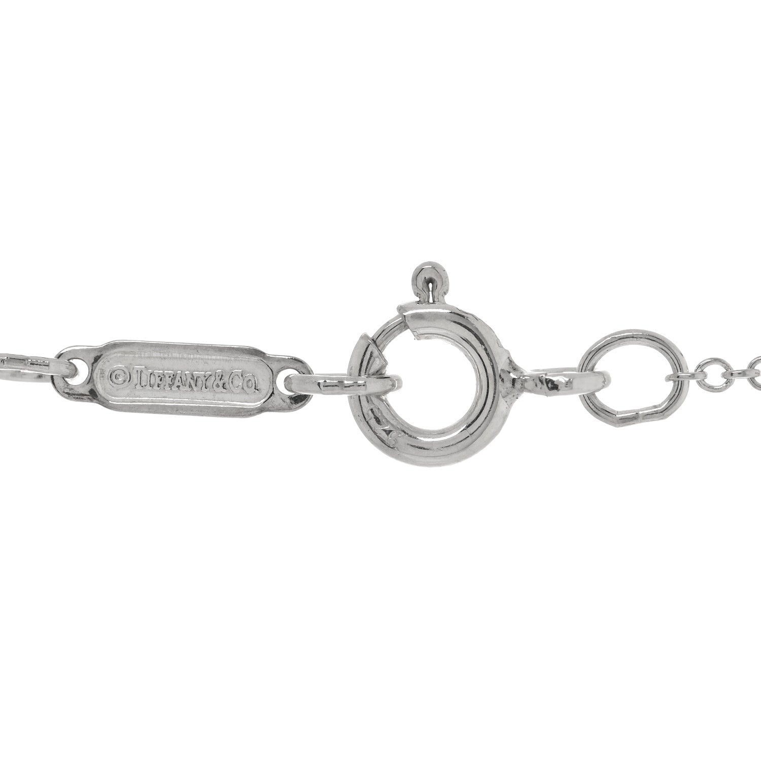 Tiffany Sterling Silver Mom Heart Lock Pendant Necklace 4 of 4
