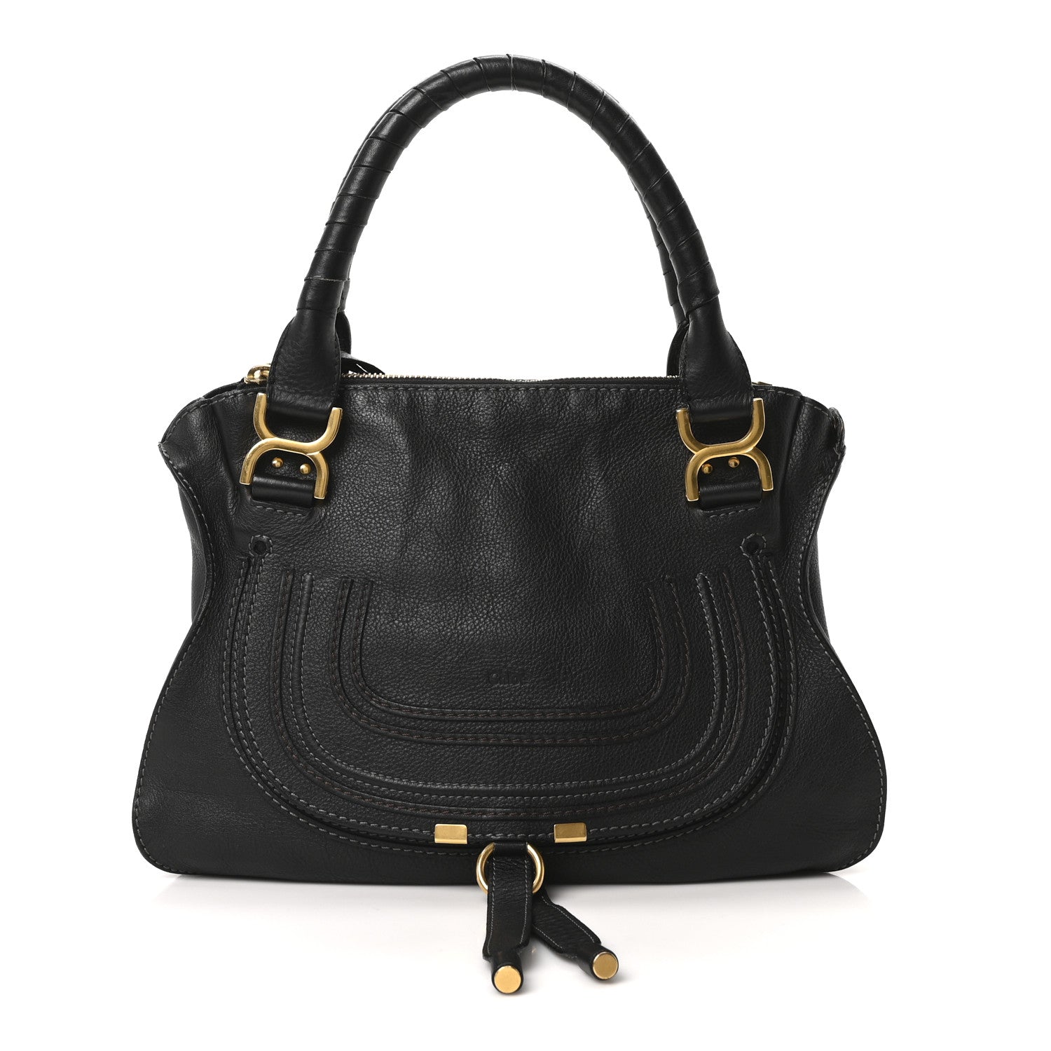 Chloe Calfskin Medium Marcie Satchel Black 1 of 10