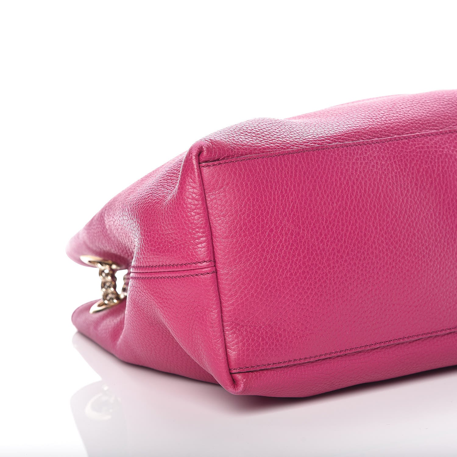Gucci Cellarius Calfskin Medium Soho Chain Shoulder Bag Bright Bouganville 12 of 15