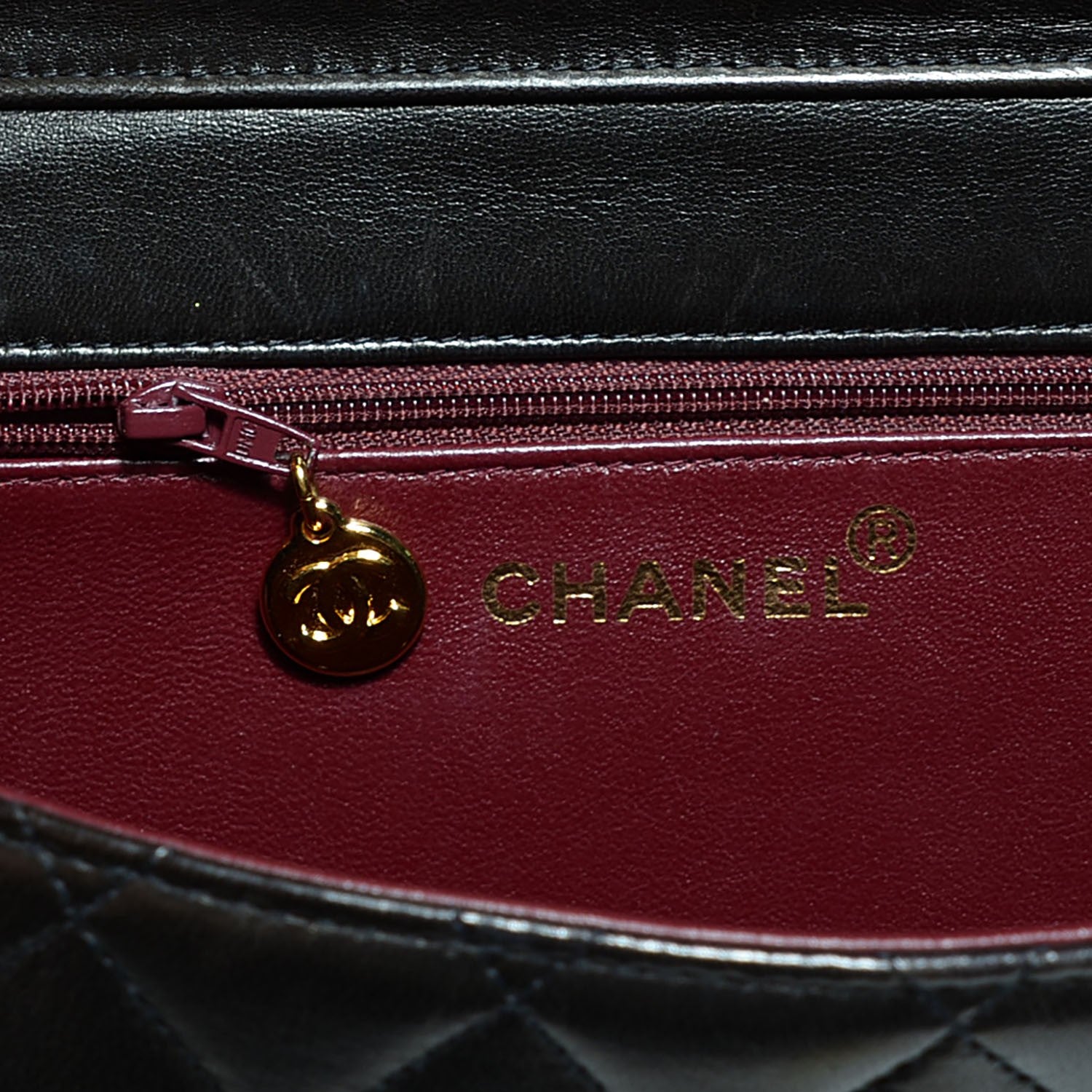 Chanel Lambskin Quilted Small Single Flap Black 7 of 9