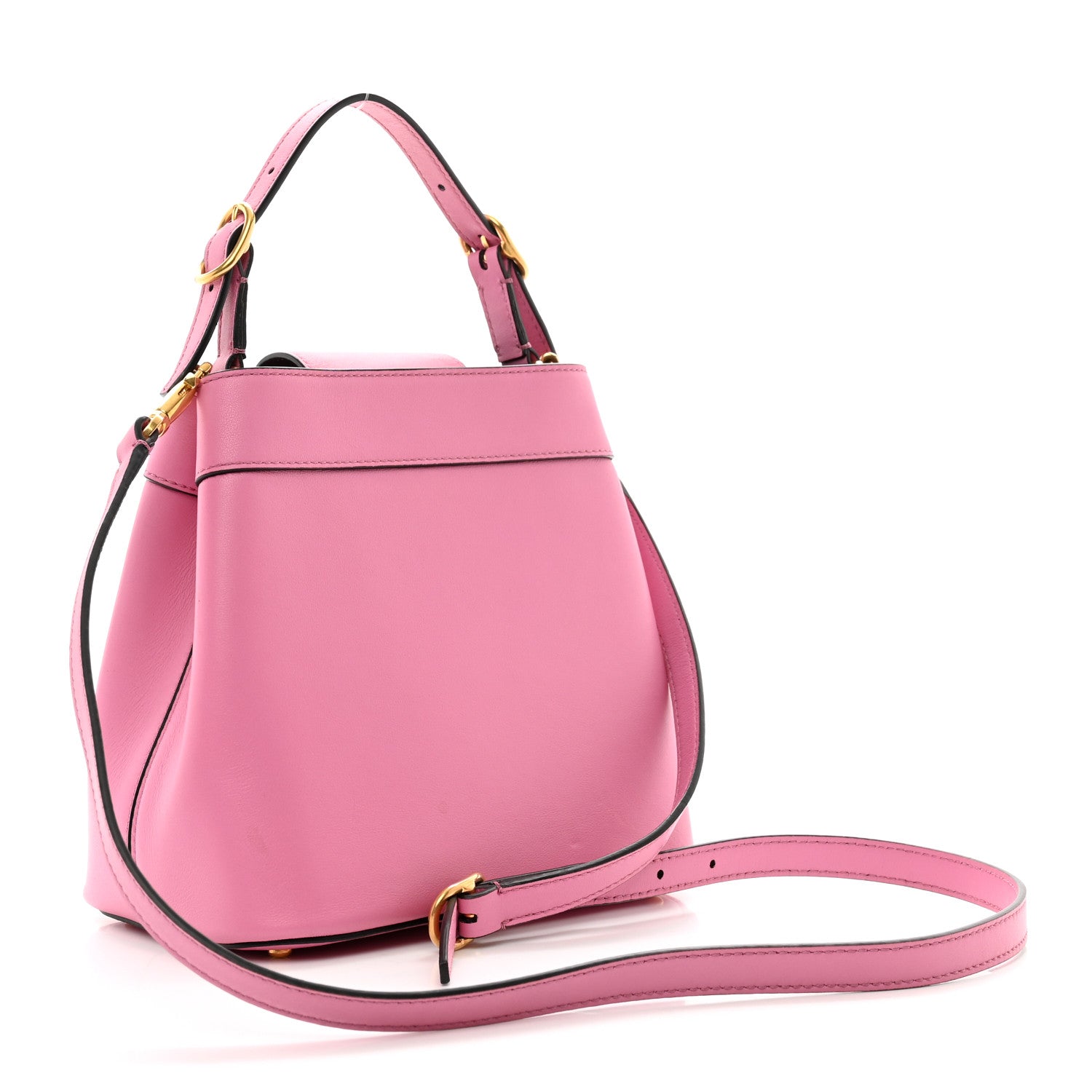 Valentino Garavani Smooth Calfskin Supervee Top Handle Bag Pink 3 of 9
