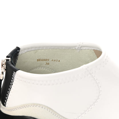 Fendi Vernice High-Tech Womens FFluid Zip Up Sneakers 36 White Black 8 of 15